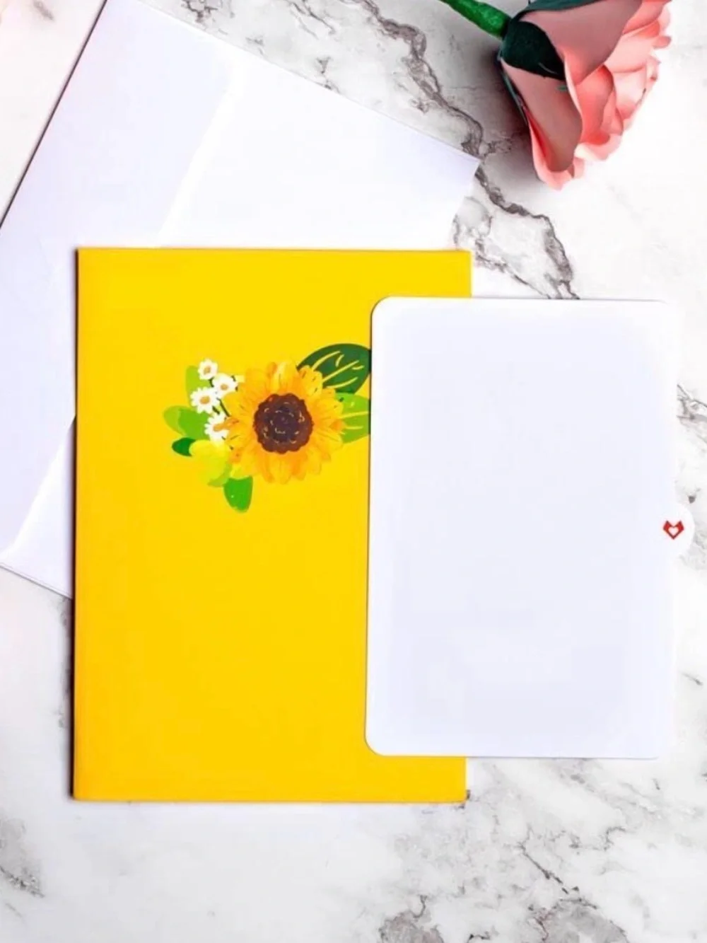 LovePop Sunflower Happy Mother's Day Pop-Up Card - Yellow & Green